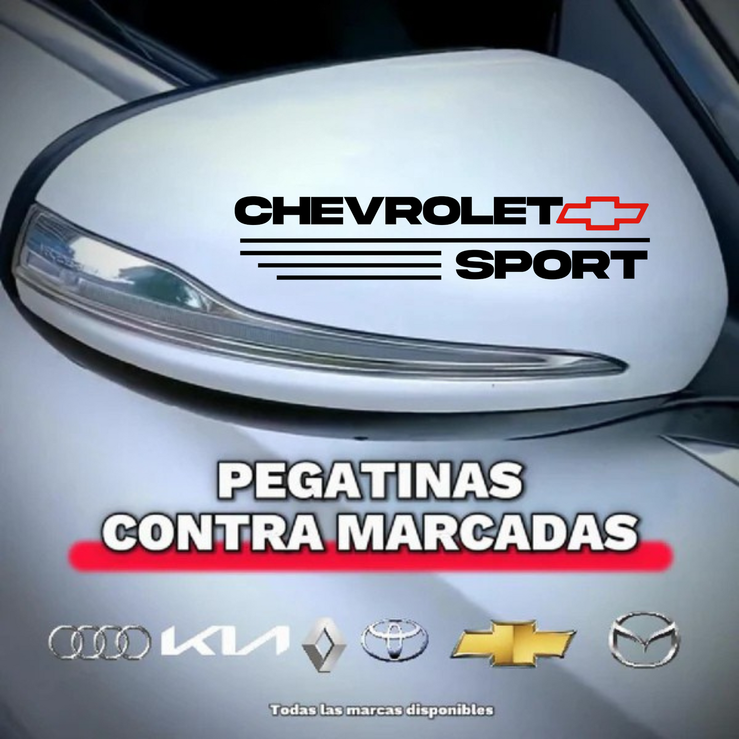 Pegatina para los retrovisores x 2 Unidades