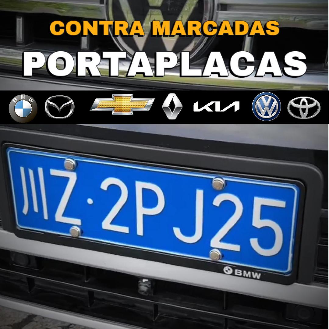 2 Unidades - Portaplacas Contra Marcado - Protege tu placa