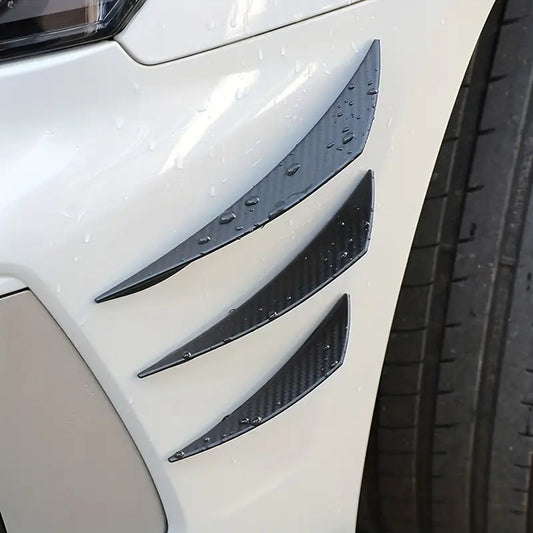 🚗KITx6 ALERONES  AUTOS FIBRA CARBONO UNIVERSAL🔝