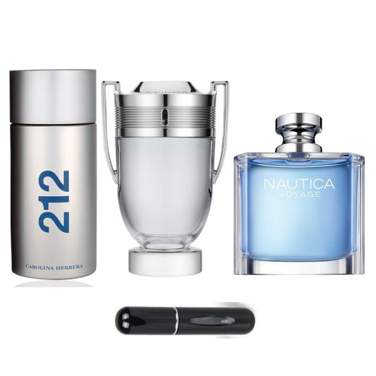 (3) Men Invictus + Voyage Nautica + 212