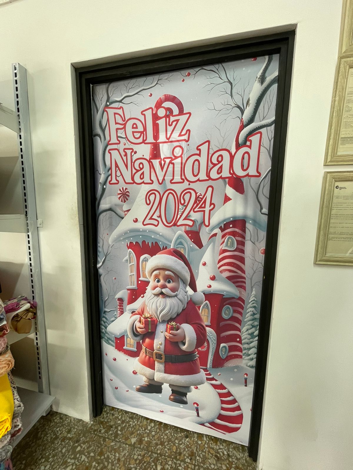 Fundas navideñas para puertas