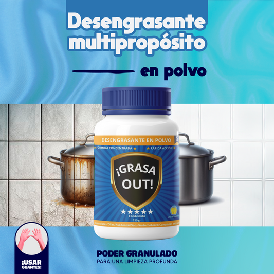 DESENGRASANTE EN POLVO - GRASA OUT