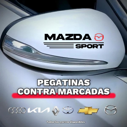 Pegatina para los retrovisores x 2 Unidades