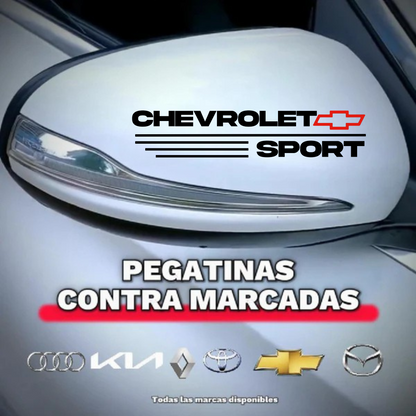 Pegatina para los retrovisores x 2 Unidades
