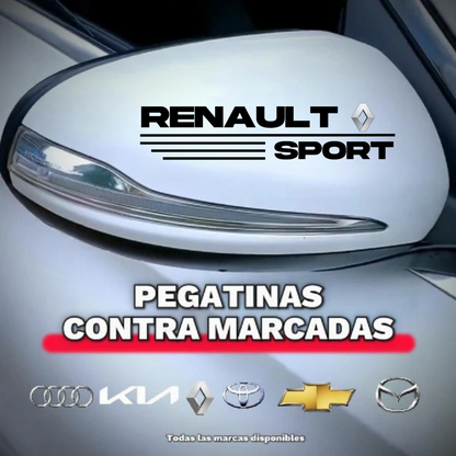 Pegatina para los retrovisores x 2 Unidades