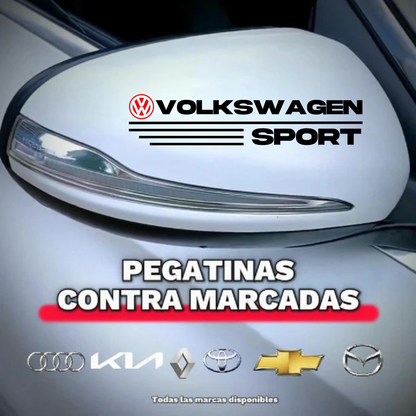 Pegatina para los retrovisores x 2 Unidades