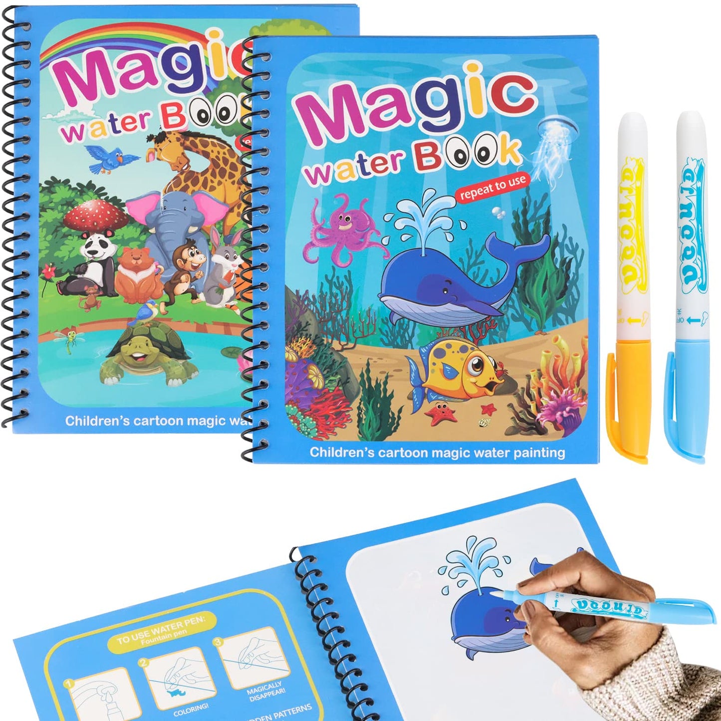 Libro Magico de Agua Magic Book 🌟