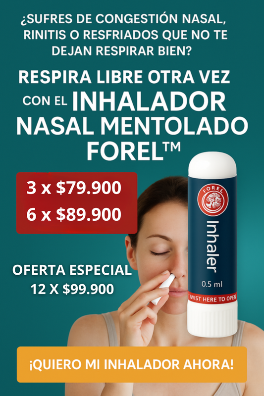 3 undiades x Inhalador para Rinitis