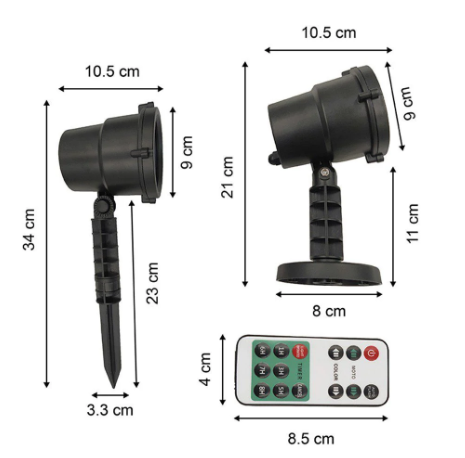 Proyector Luz Led Multipunto 1650v