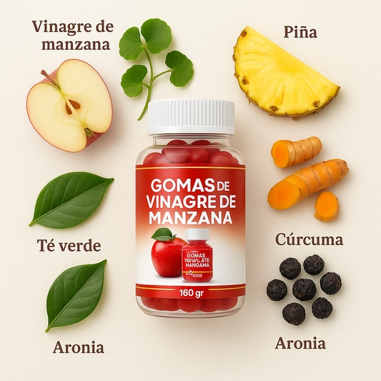 Gomas de vinagre de Manzana