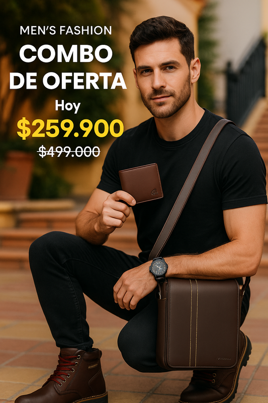 COMBO BOSI Morral  + Cartera + Zapatos