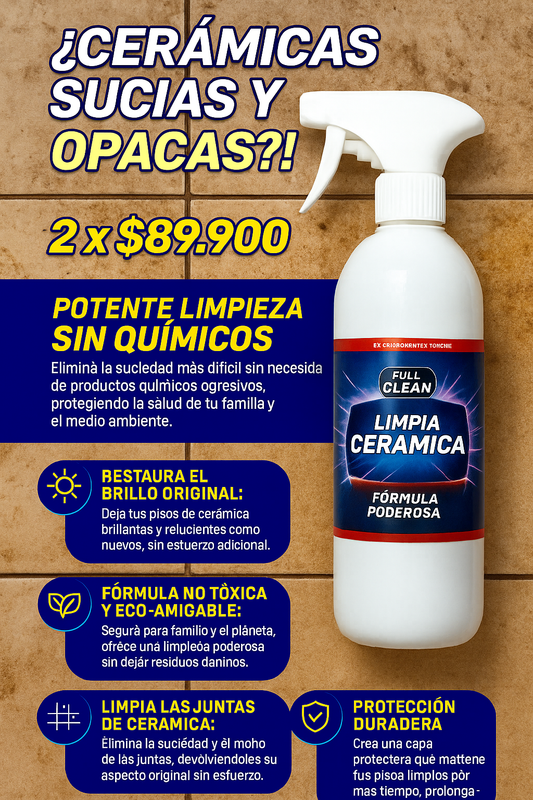 Limpiador de ceramica x 2 unidades