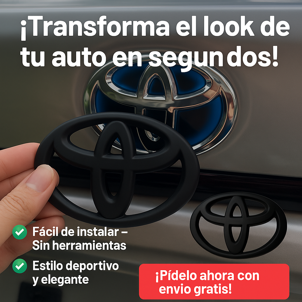 Kit de 3 Emblemas para coche Contra Marcados (Todas las marcas Disponibles)