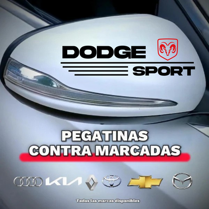 Pegatina para los retrovisores x 2 Unidades