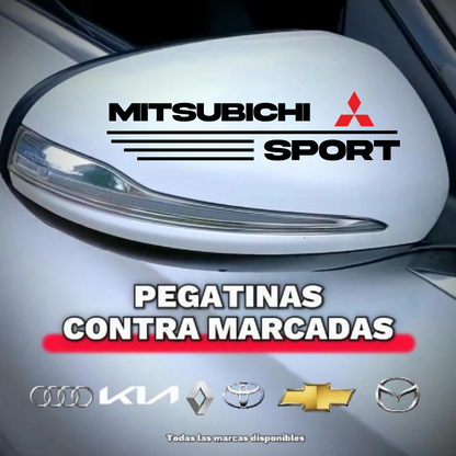 Pegatina para los retrovisores x 2 Unidades