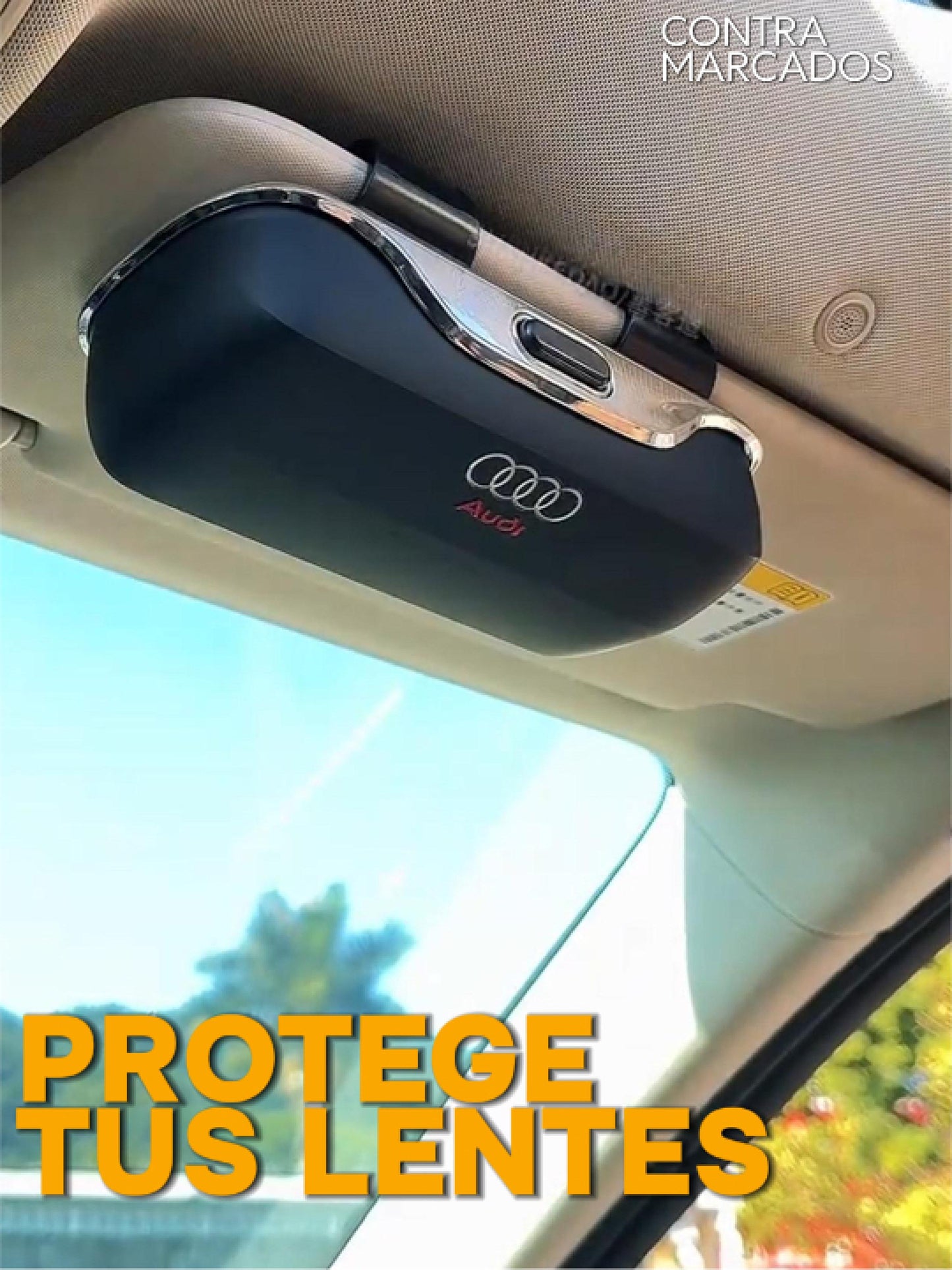 porta gafas para coche - Protege tus gafas de Rayones (Todas las marcas disponibles)