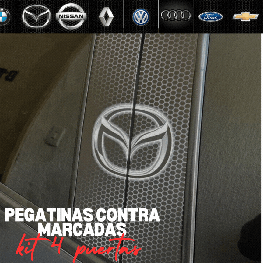 4 Puertas - Pegatina contra marcada para puerta de coche