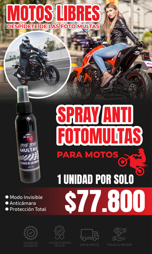 Bye Bye multas para motos