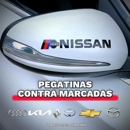 Pegatina para los retrovisores x 2 Unidades