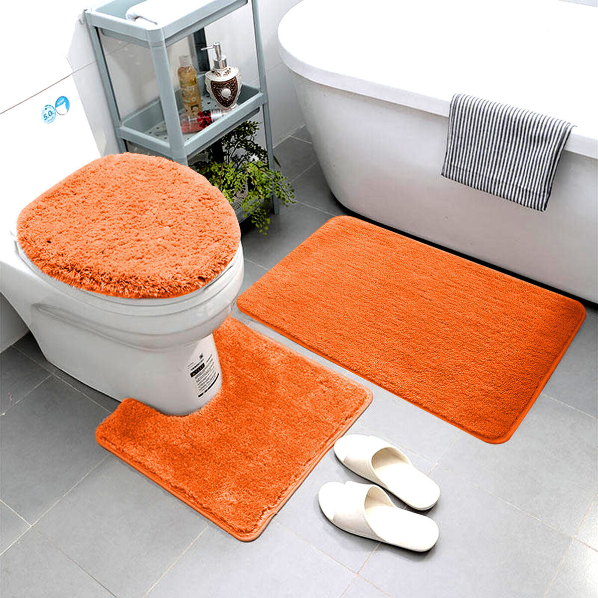 Set De 3 Tapetes Para Baño